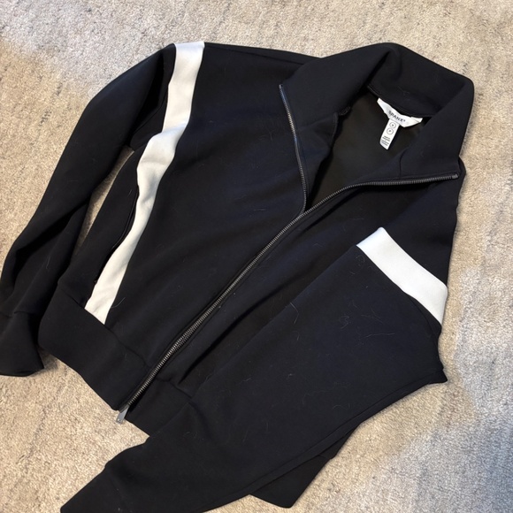 SPANX- AirEssentials Striped Track Jacket, Small - Picture 5 of 6